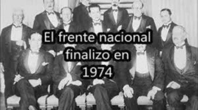 Fin del frente nacional