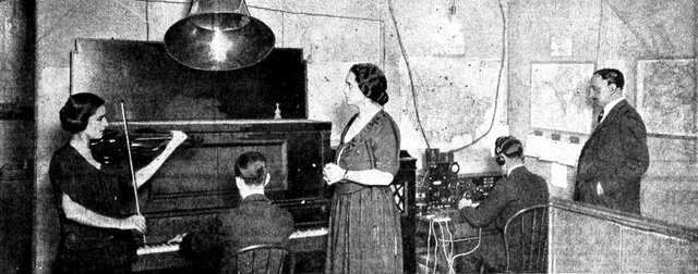 first radio station went on air