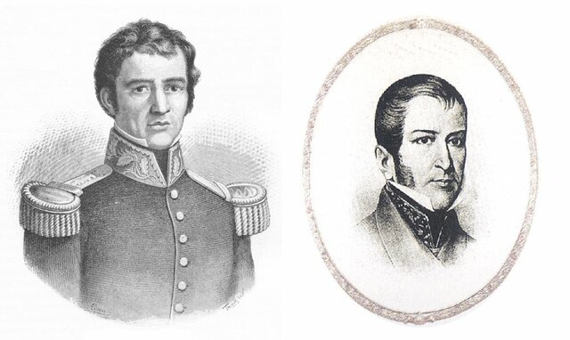 Union de Nicolas Bravo y Guadalupe Victoria