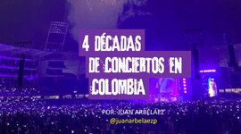 Timeline: 4 Décadas de Conciertos en Colombia