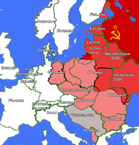formation of the eastern bloc