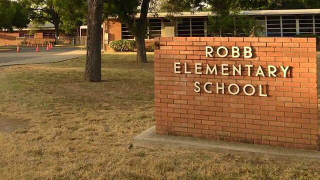 Escuela Primaria Robb en Uvalde, Texas