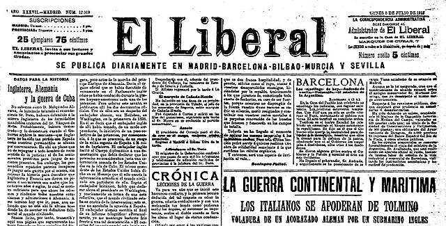 Periodismo moderno o liberal