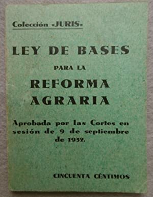Ley de bases para la reforma agraria