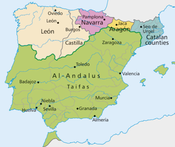 Most important taifas