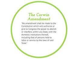 Corwin Amendment