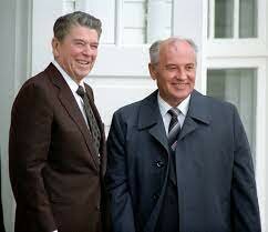 Reagan and Gorbachev meet in Iceland