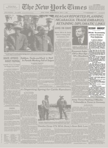 Embargo on Nicaragua