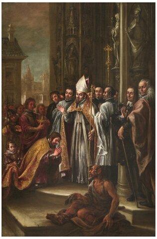 San Ambrosio absuelve al emperador Teodosio