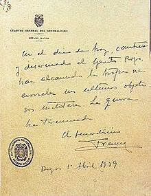 Final de la Guerra Civil española