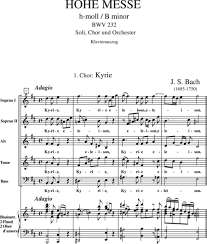 Missa En Si Menor De J.S. Bach