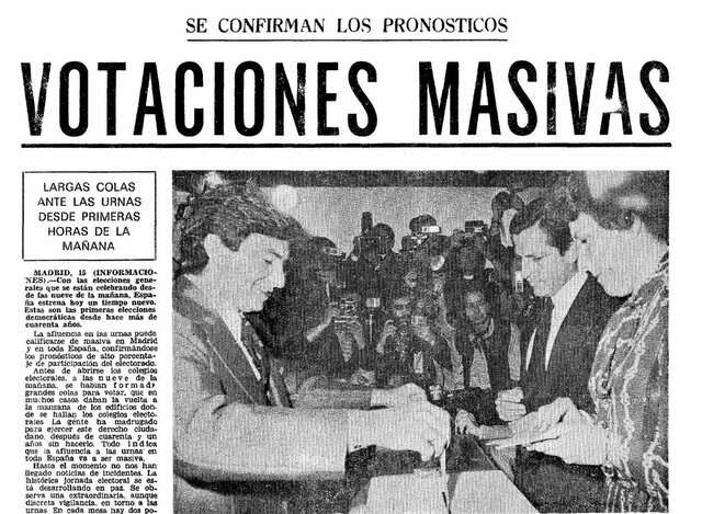 Primeras elecciones democráticas