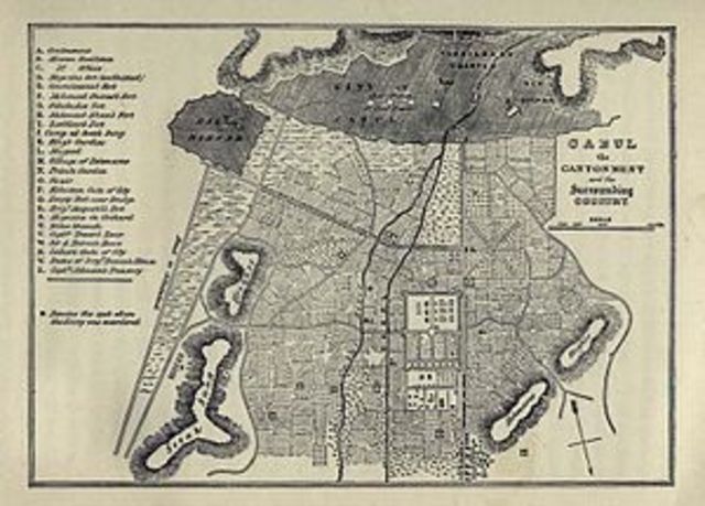 British forces march on Kabul
