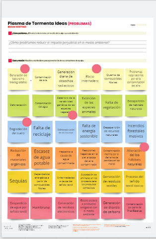 Plasma de Tormenta de Ideas (Problemas)