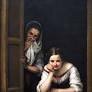 Murillo pinta Gallegas en la ventana
