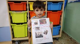 Timeline: en el cole