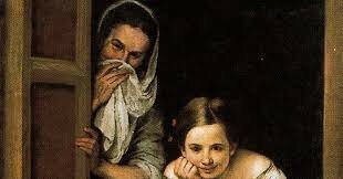 Murillo pinta Gallegas en la ventana