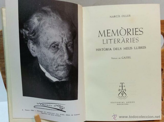 NARCÍS OLLER - Memòries literàries