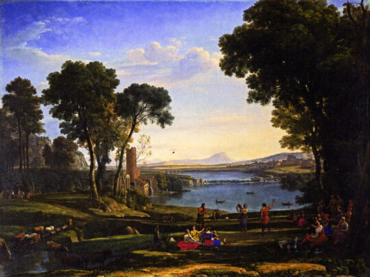 Claude LORRAIN, Les noces de Isaac et de Rebecca