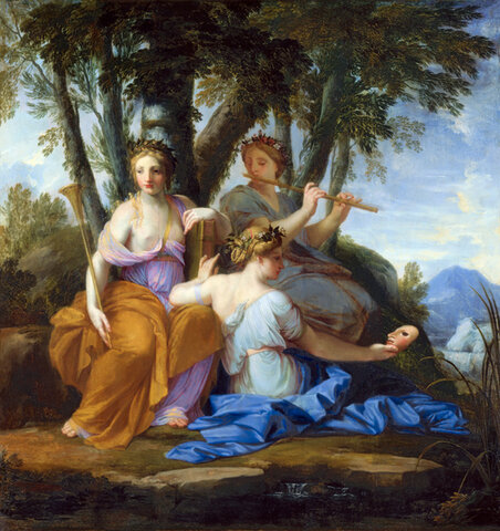 Eustache Le SUEUR, Les trois muses