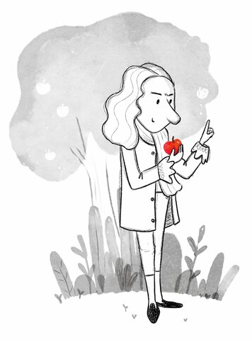 Isaac Newton: Llei de la gravetat