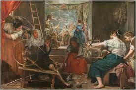 Velázquez pinta Las Hilanderas
