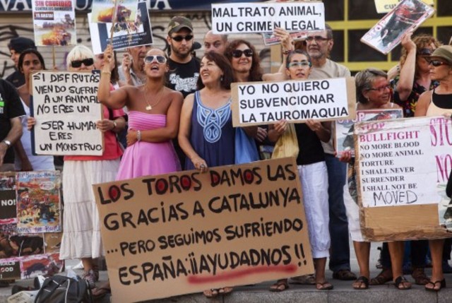 Manifestación PACMA