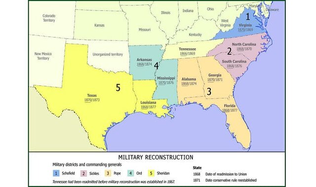 States readmitted to the U.S.