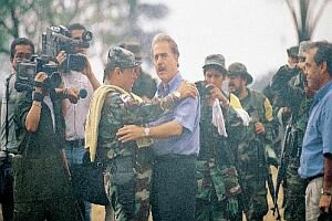 CANCELACION DE NEGOCIACION ENTRE LAS FARC-EP Y LA ADMINISTRACION DE PASTRANA EN SAN VICENTE DE CAGUAN