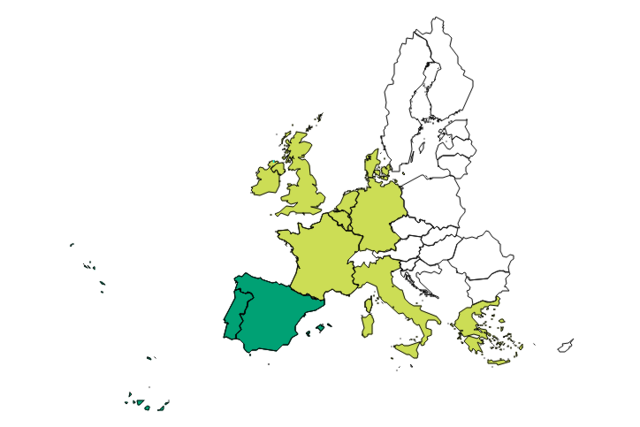 Dos nuevos miembros: España y Portugal
