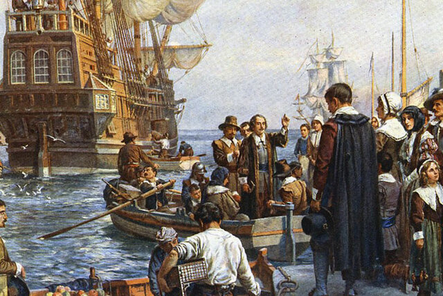 Llega el Mayflower a Ámerica