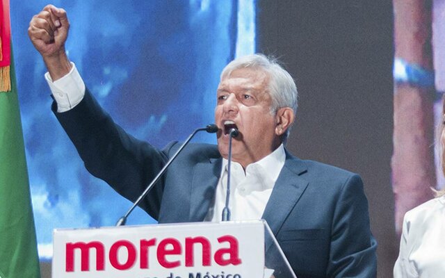 Llegada de AMLO al poder