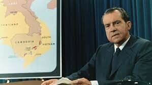 Nixon sends troops into Cambodia