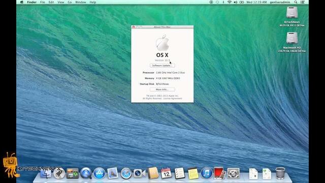 Mac OS X 10.9 Mavericks