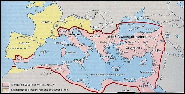 Fine del Regno di Giustiniano