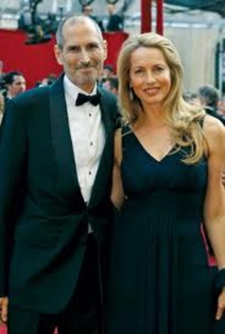 Steve Jobs and Laurene (Jobs) Powell