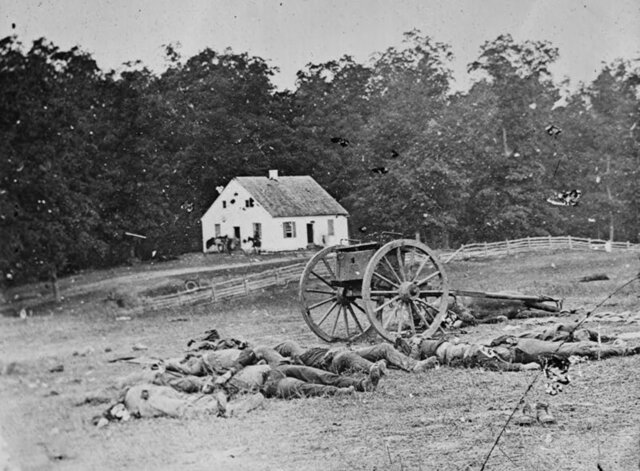 Photographs of Battle fields