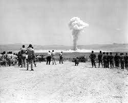 Nuclear Arms Race atomic test series of 11 explosions at Nevada Test Site