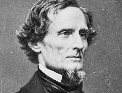 Jefferson Davis gives speech