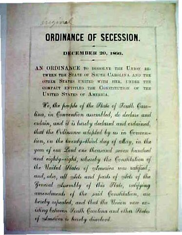 South Carolina's Declaration