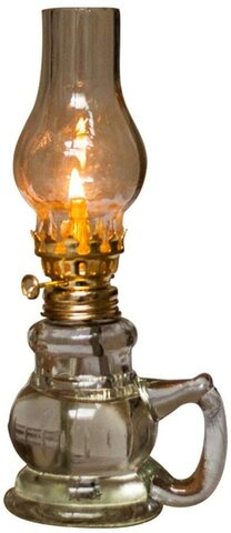 Se añadé cristal a la lámpara de aceite