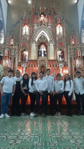 Ingreso al coro parroquial