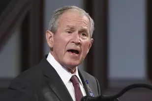 George Bush becames the 43rd president