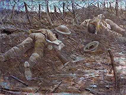 Obra 1ra Guerra Mundial: Caminos de Gloria del pintor Christopher R. W. Nevinson