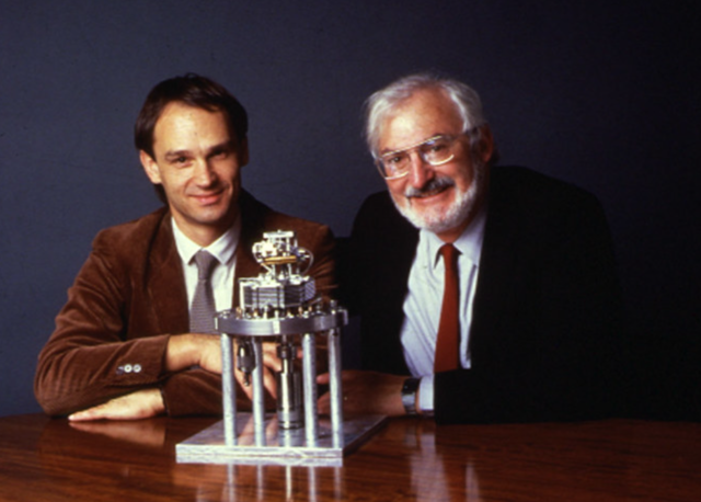 Gerd Binnig & Heinrich Rohrer