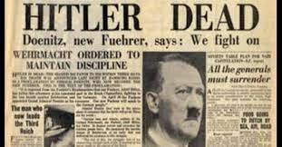 Suicidio de Hitler, rendición de Alemania 30 abril 1945