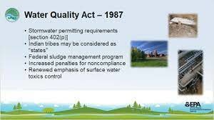 Water Quality Control Act