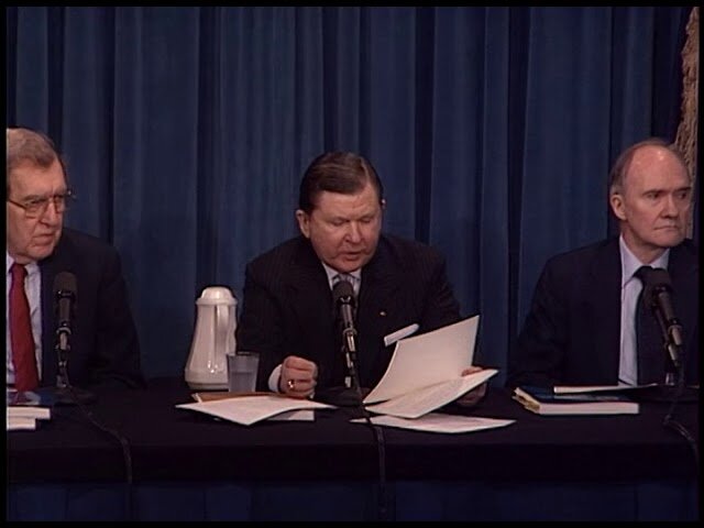 Tower Commission concludes report (1987)