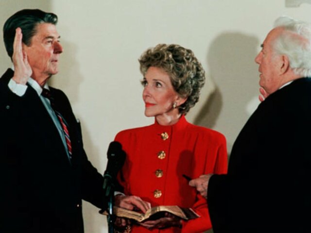 Reagan inaugurated