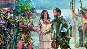 MOCTEZUMA Y HERNAN CORTES